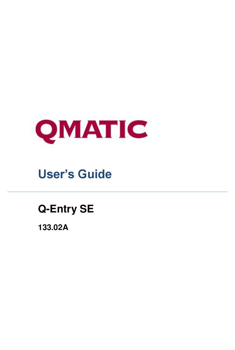 Q-Matic Q-Entry SE user guide