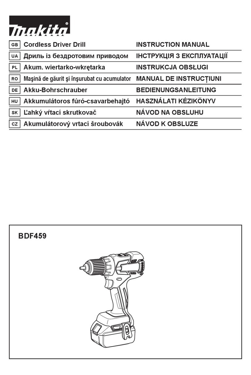 Makita BDF459 instruction manual