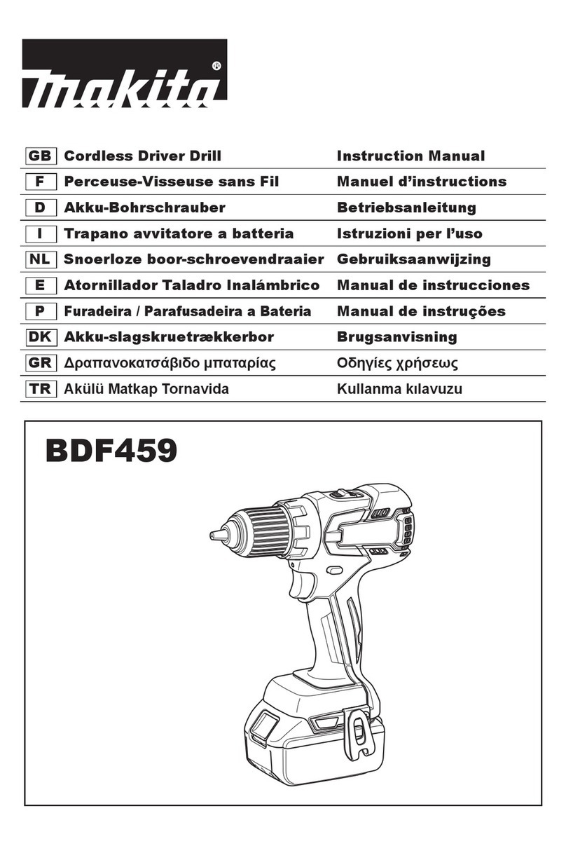 Makita BDF459 instruction manual