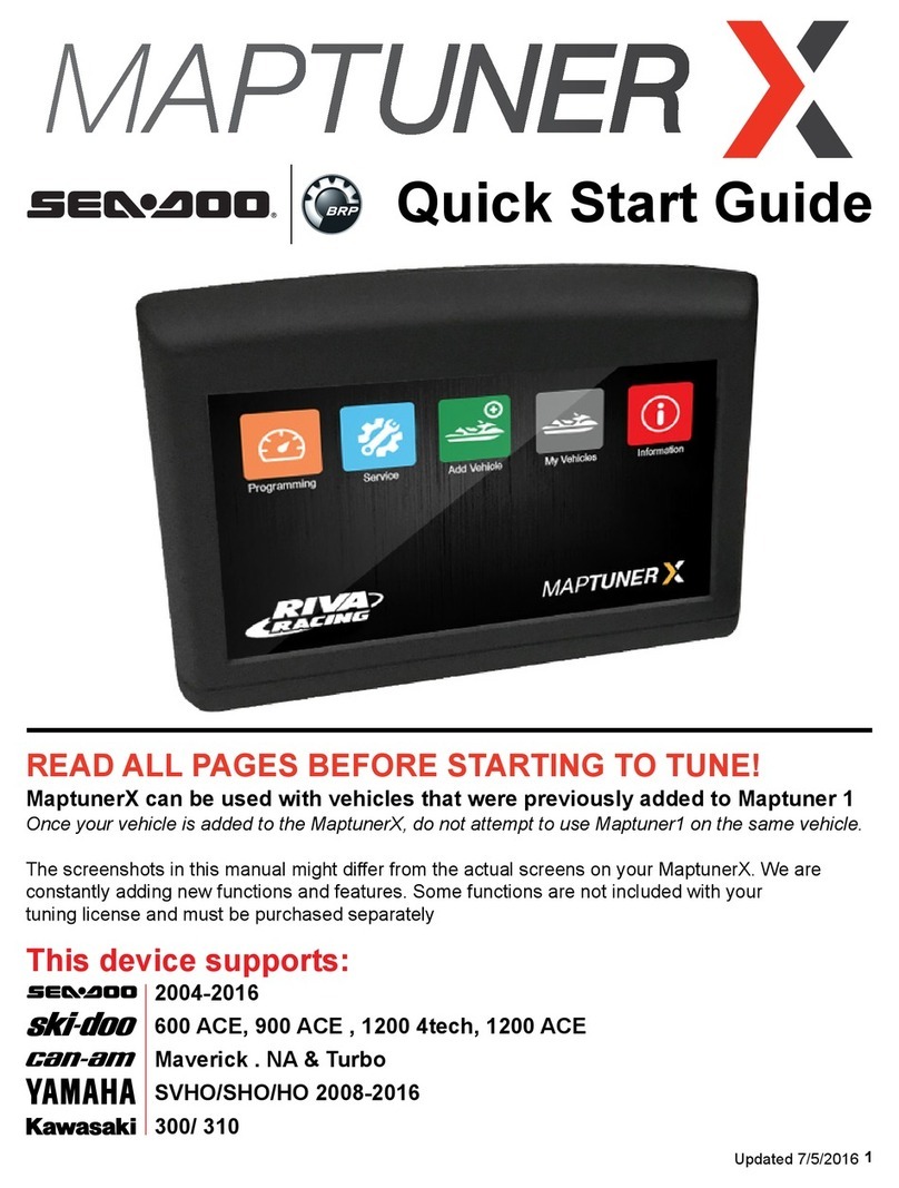 riva racing maptuner x quick start guide