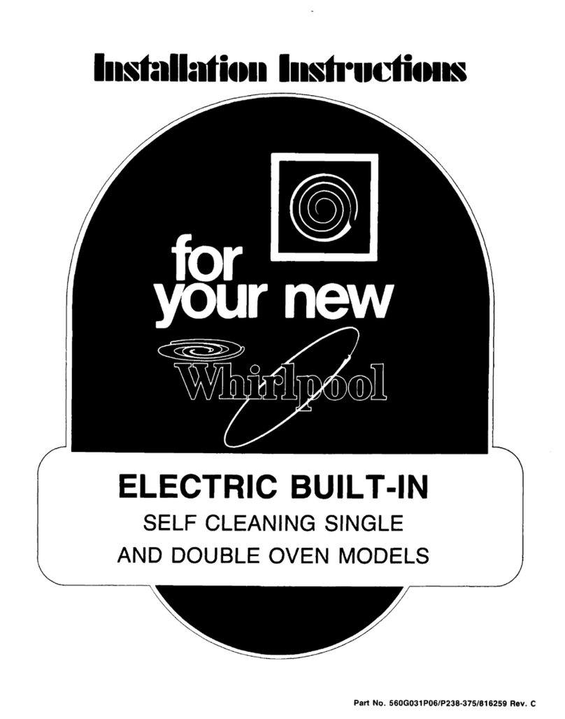 Whirlpool RB770PXT1 User manual Whirlpool RB770PXT1 User manual