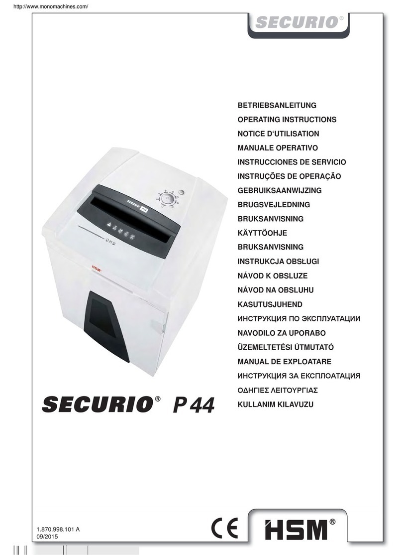 securio P 44 operating instructions