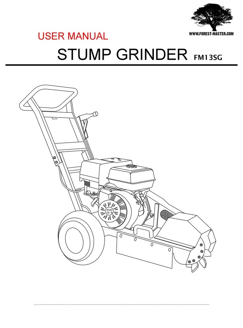 Forest-Master FM13SG user manual Forest-Master FM13SG user manual