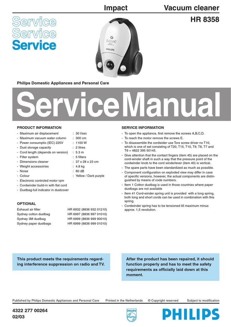 Philips HR 8358 Service manual