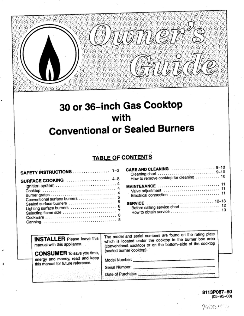Magic Chef 8341VB owner's guide Magic Chef 8341VB owner's guide