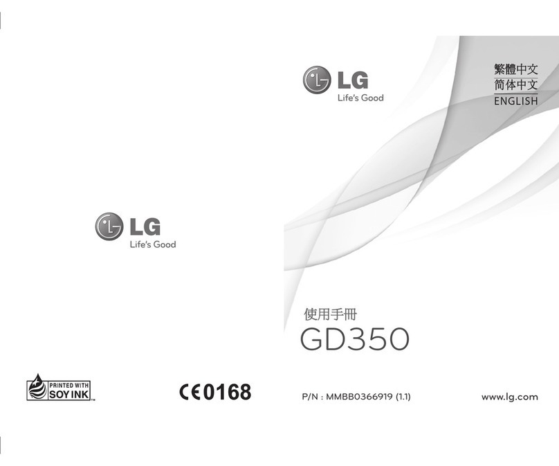 LG GD350 User manual