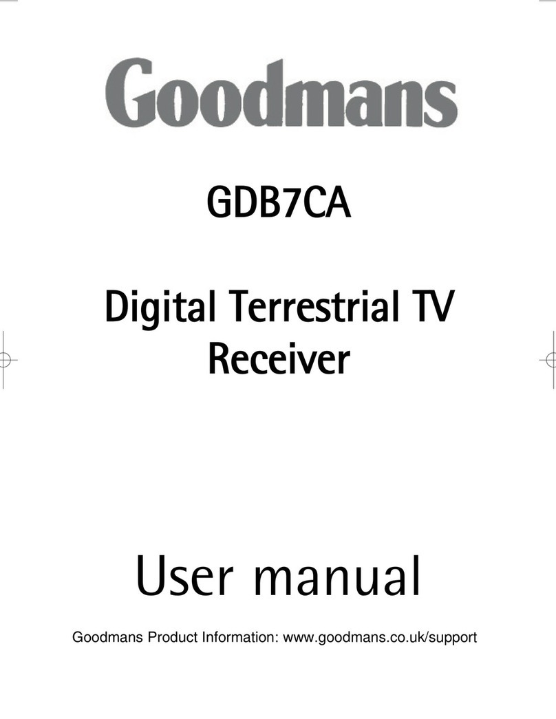 Goodmans GDB7CA User manual