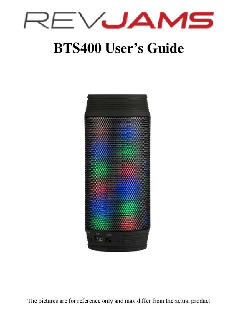 RevJams BTS400 user guide