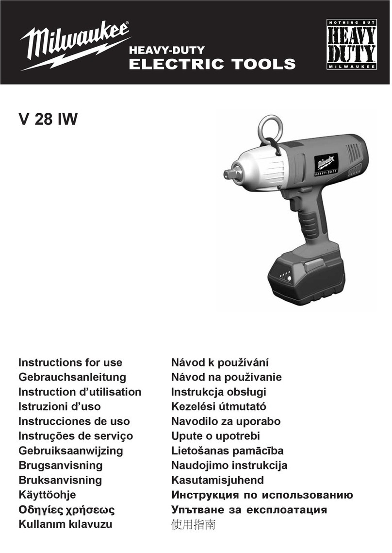 Milwaukee V 28 IW Instructions for use