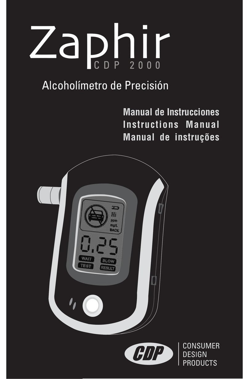 CDP ZAPHIR CDP2000 User manual