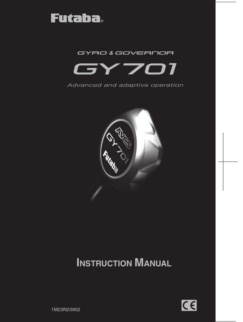 FUTABA GY701 instruction manual