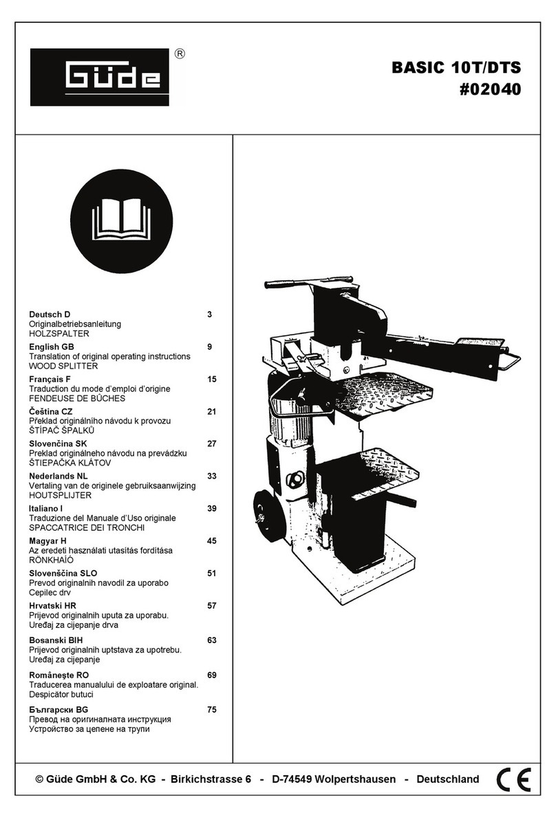 Gude BASIC 10T/DTS User manual