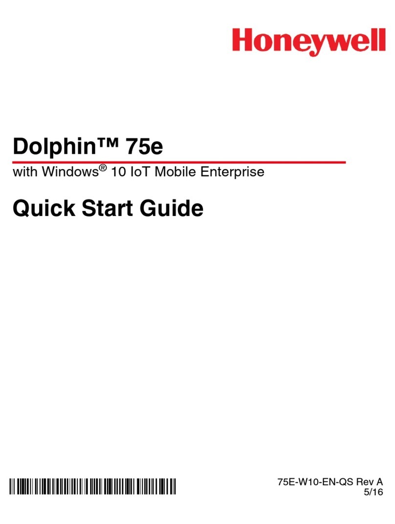 Honeywell Dolphin 75e quick start guide