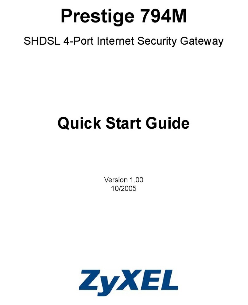 ZyXEL Communications Prestige 971M quick start guide