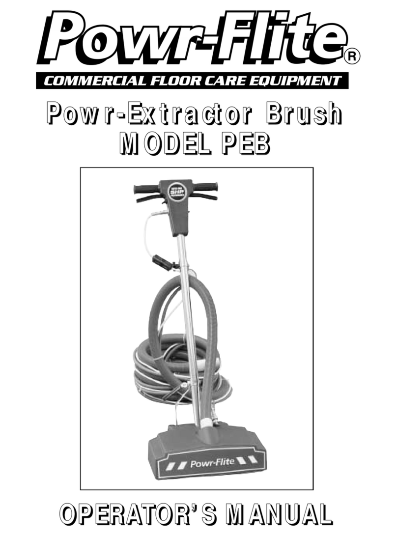 Powr-Flite PEB User manual