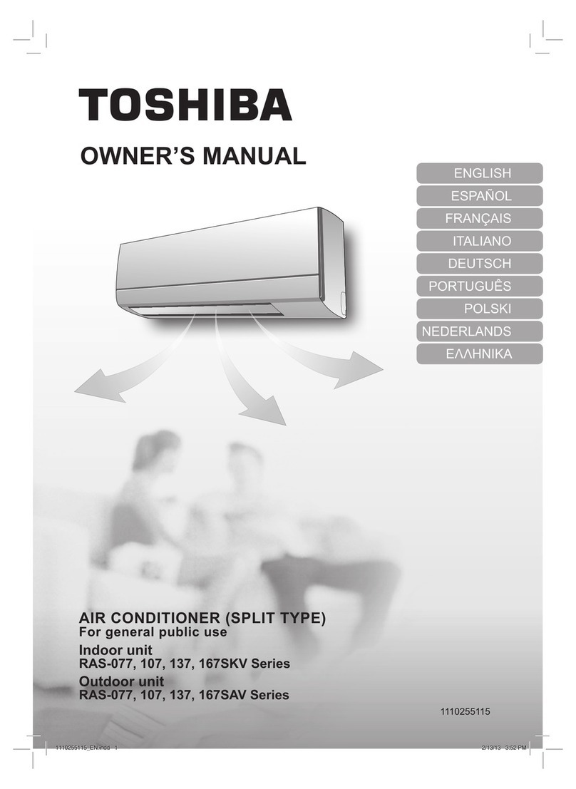 Toshiba RAS-077SKV User manual