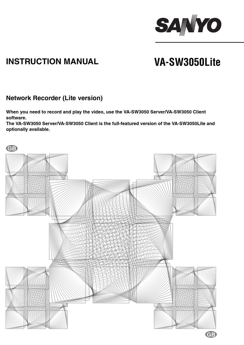 Sanyo VA-SW3050LITE instruction manual
