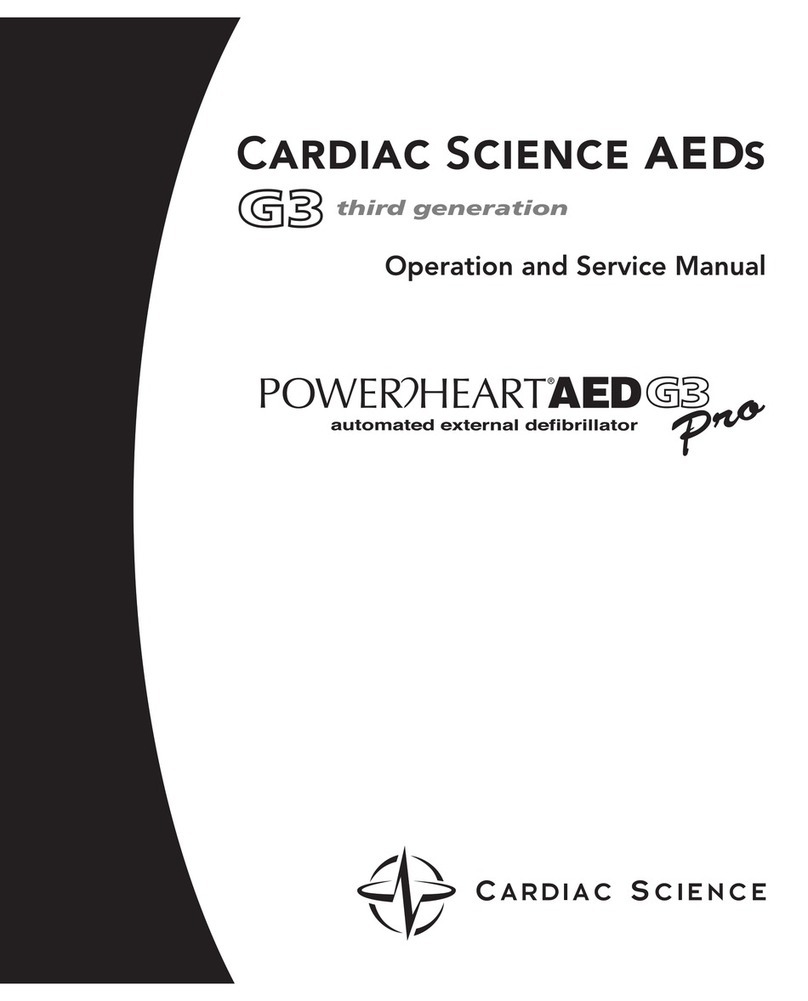 Cardiac Stress Treadmills Powerheart AED G3 Pro Operation and service manual