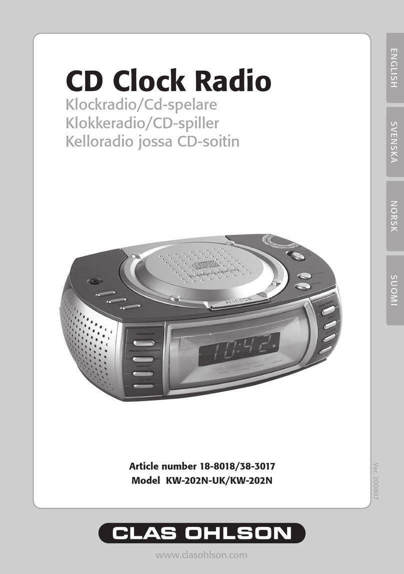Clas Ohlson KW-202N instruction manual