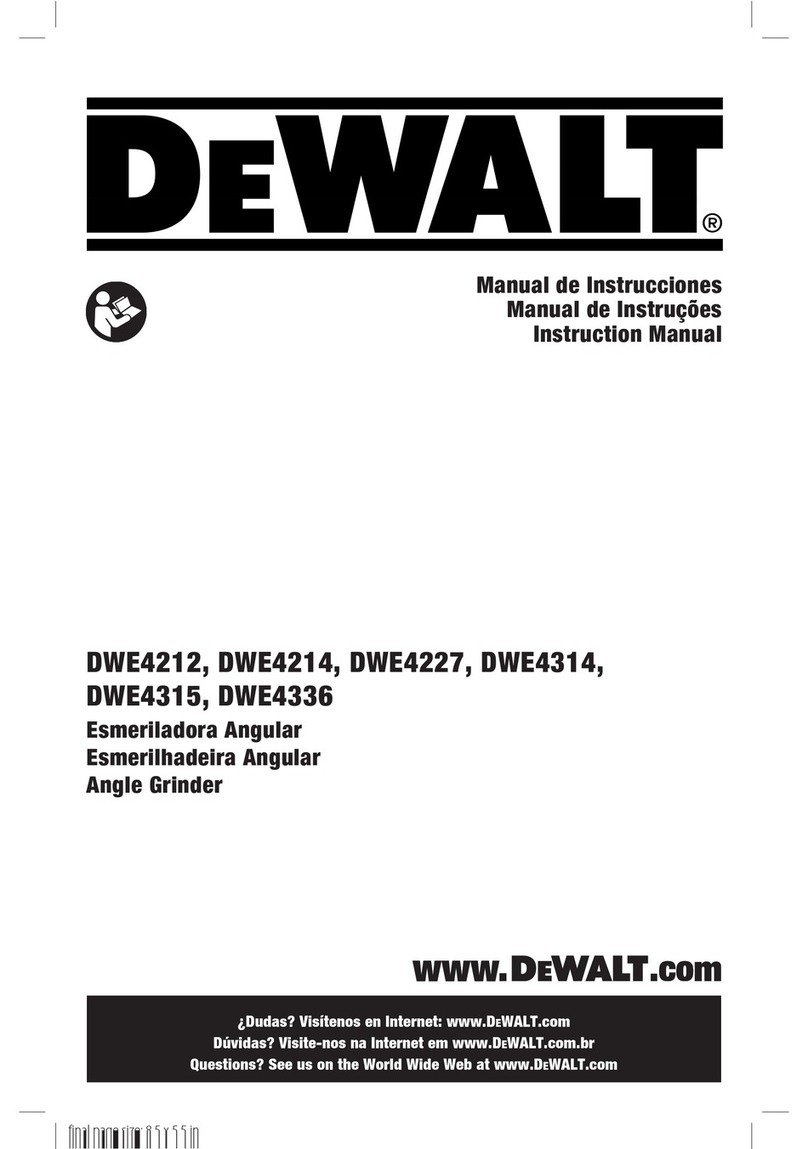 DeWalt DWE4212 User manual DeWalt DWE4212 User manual