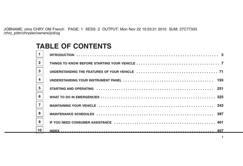 Chrysler JOURNEY owner's manual
