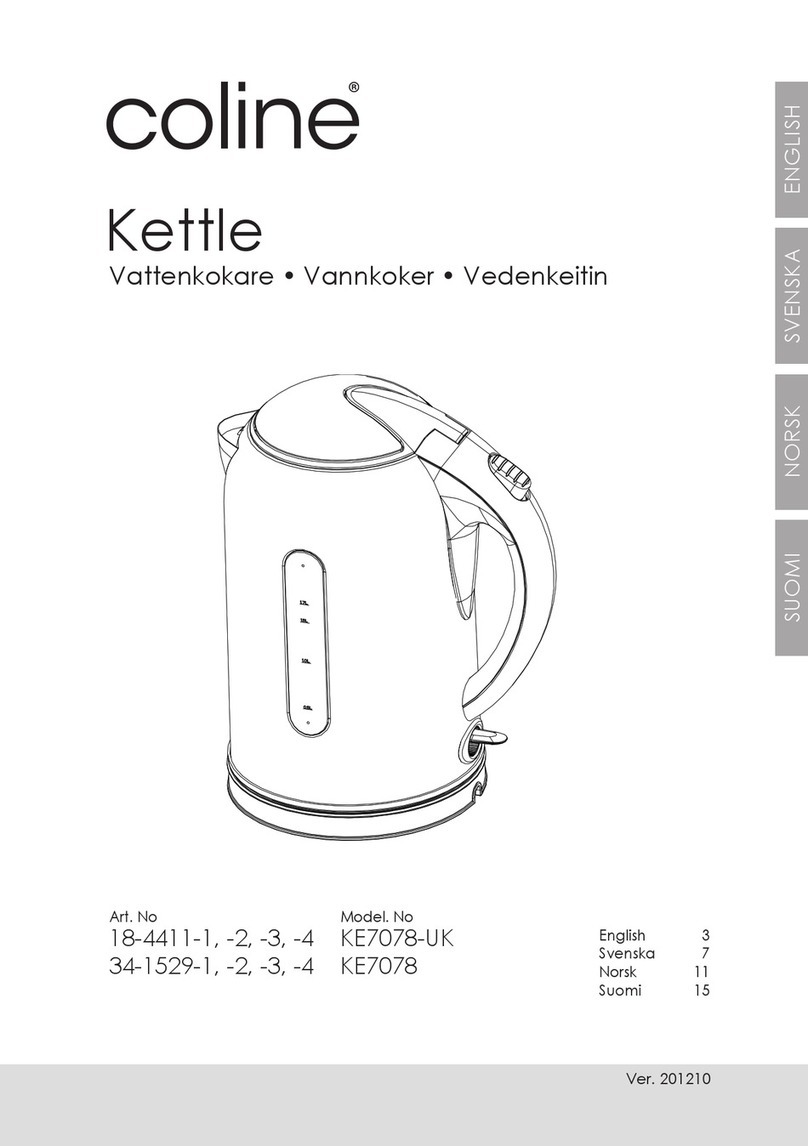 Coline KE7078 instruction manual