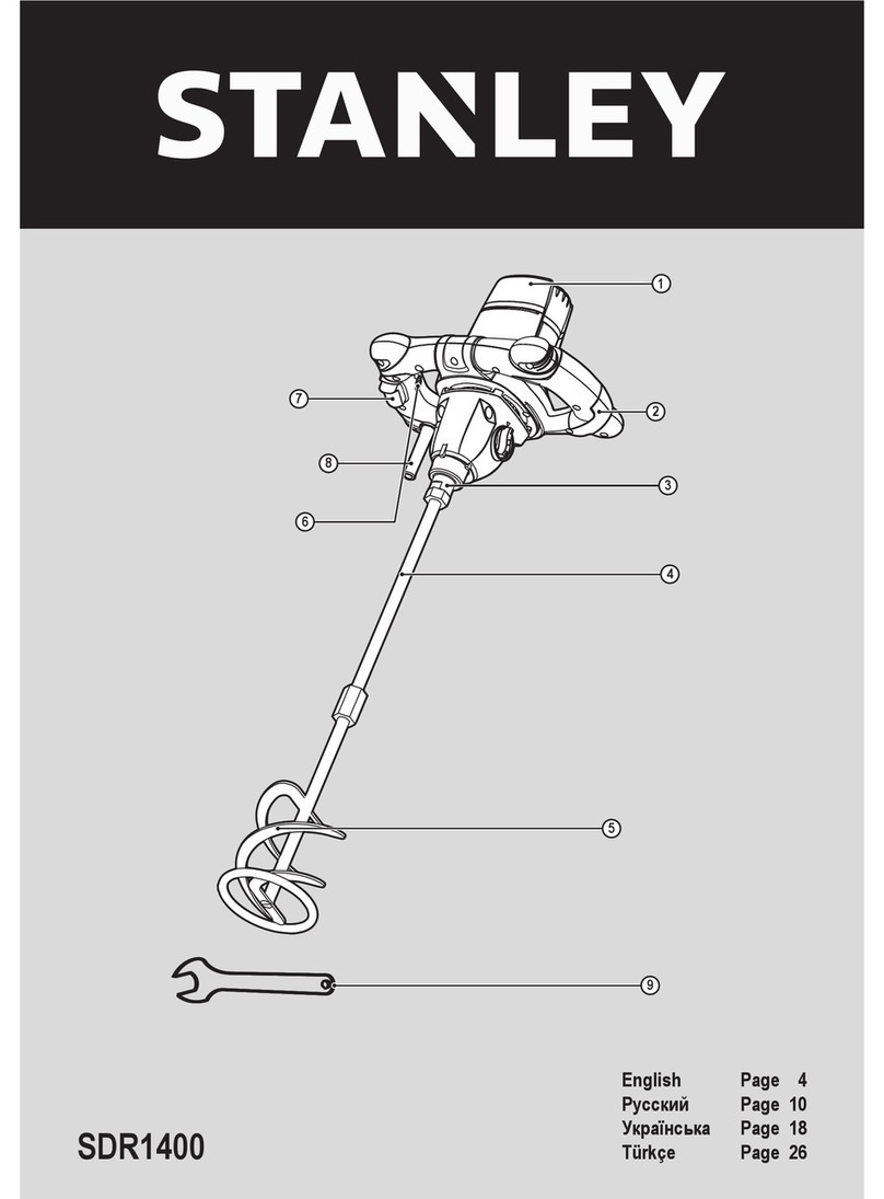 Stanley SDR1400 User manual