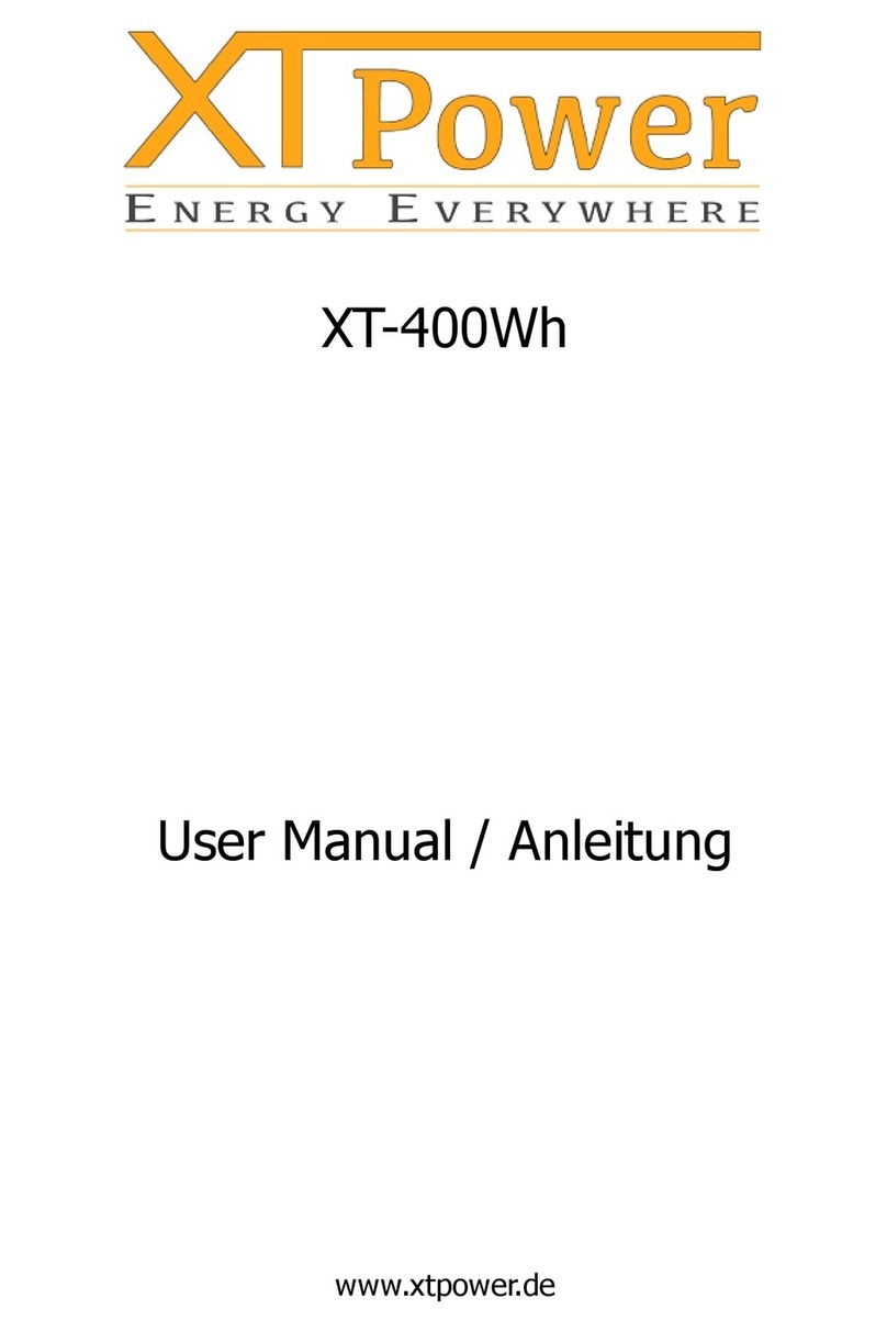 xtpower XT-400Wh User manual