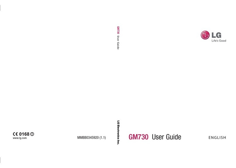 LG GM730 User manual