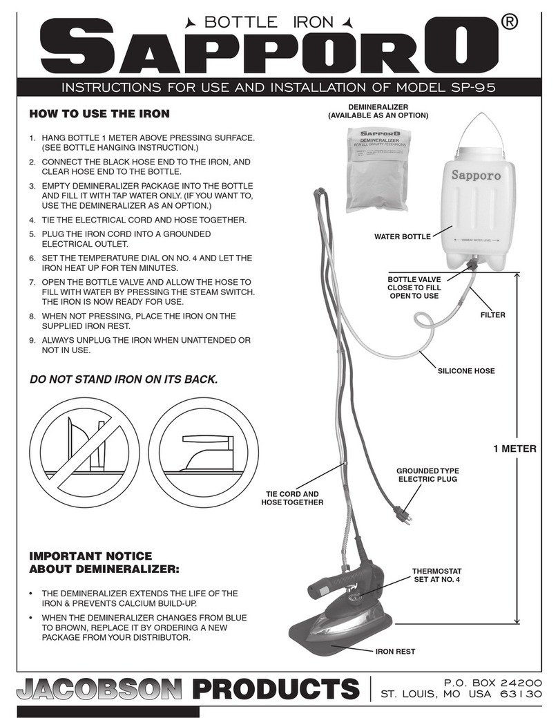 Sapporo SP95 Instructions for use and installation