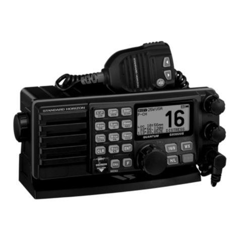 Standard Horizon QUANTUM GX5500S owner's manual