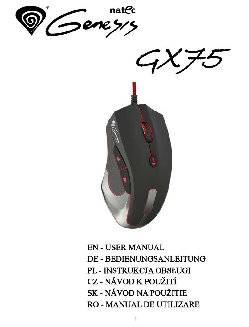 Genesys GX75 User manual