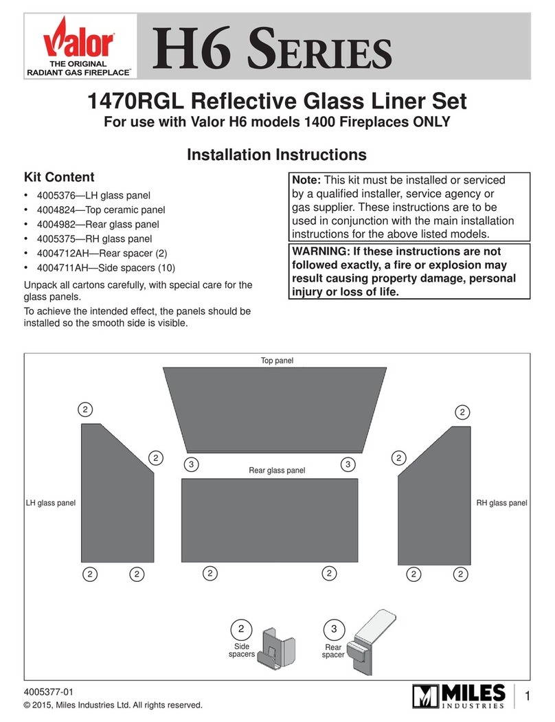 Valor 1470RGL User manual