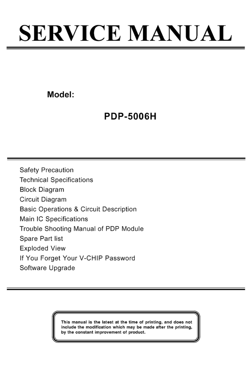 Akai PDP5006H Service manual