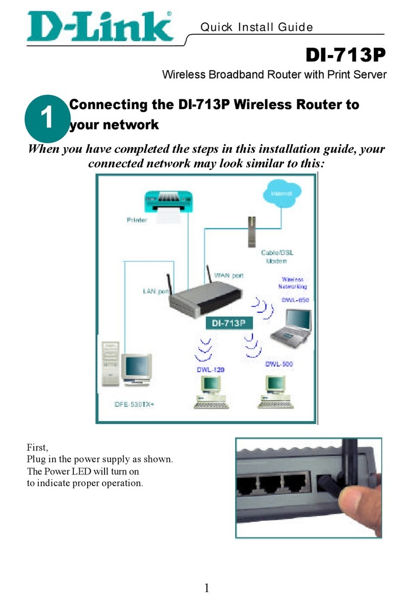 D-Link DI-713P User manual D-Link DI-713P User manual