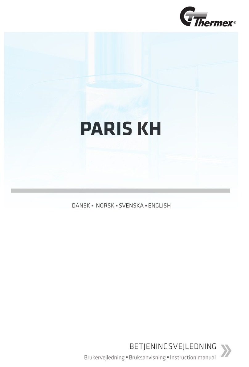 THERMEx PARIS KH User manual