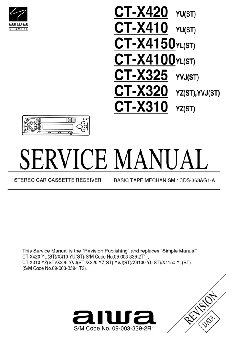Aiwa CT-X420 Service manual