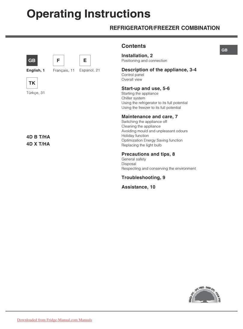 Hotpoint Ariston 4D B T/HA User manual