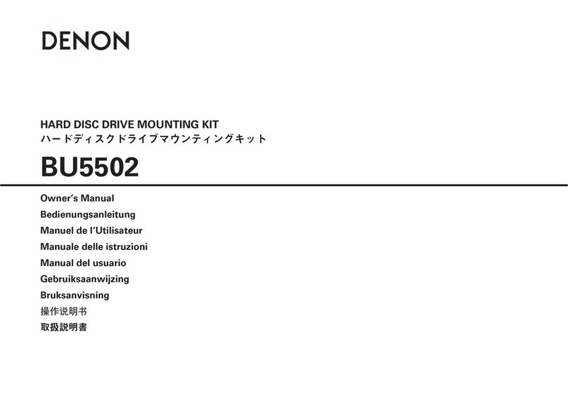 Denon BU-5502 owner's manual