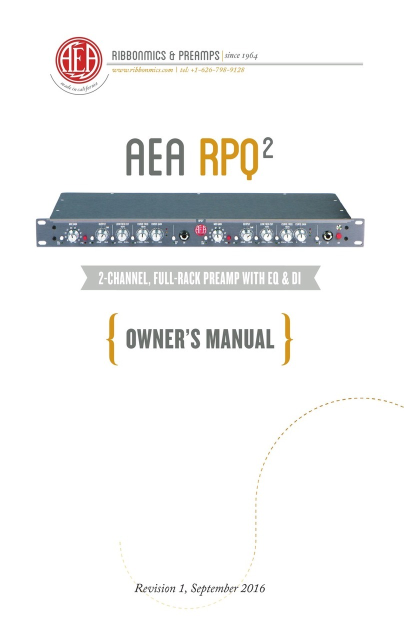 AEA RPQ2 owner's manual