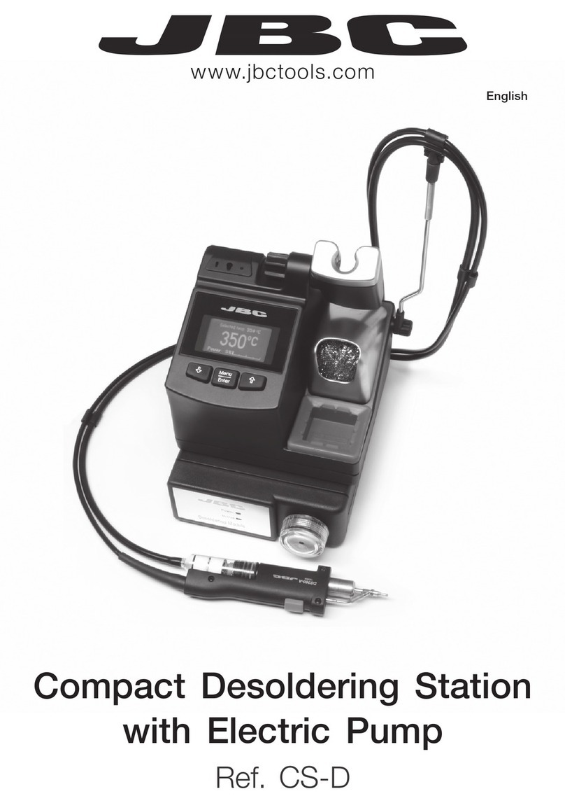 jbc CSV-2D User manual