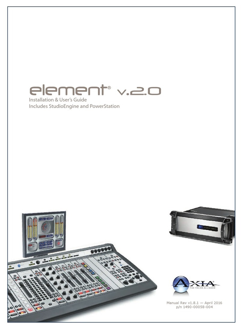 Axia element v.2.0 Installation & user guide