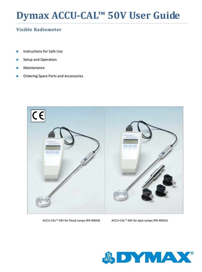 dymax Accu-Cal 50 User manual