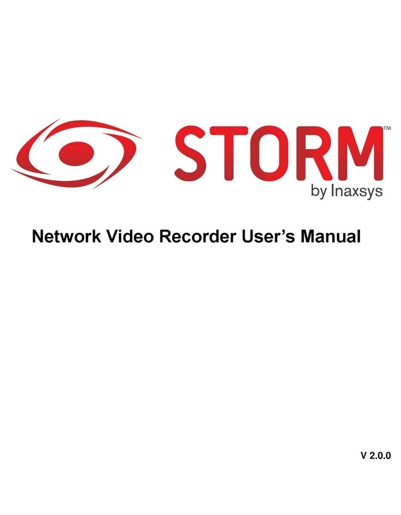 Inaxsys STORM INS88NVR1T user manual Inaxsys STORM INS88NVR1T user manual