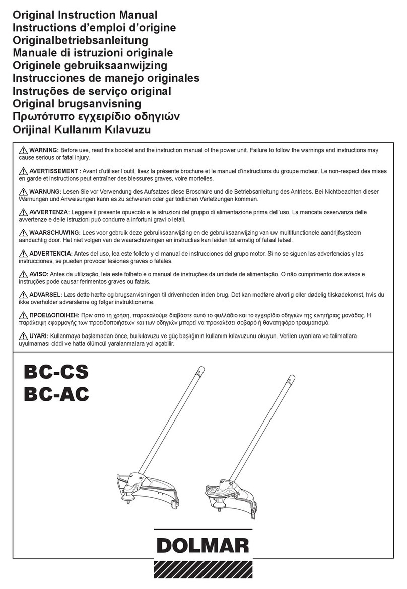 Dolmar BC-CS Original instructions