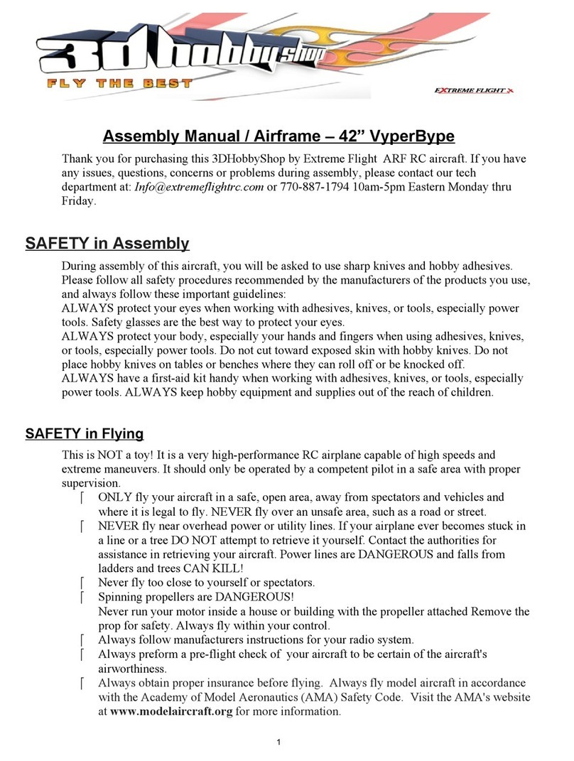 Extreme Flight 42 Vyper Bype User manual Extreme Flight 42 Vyper Bype User manual