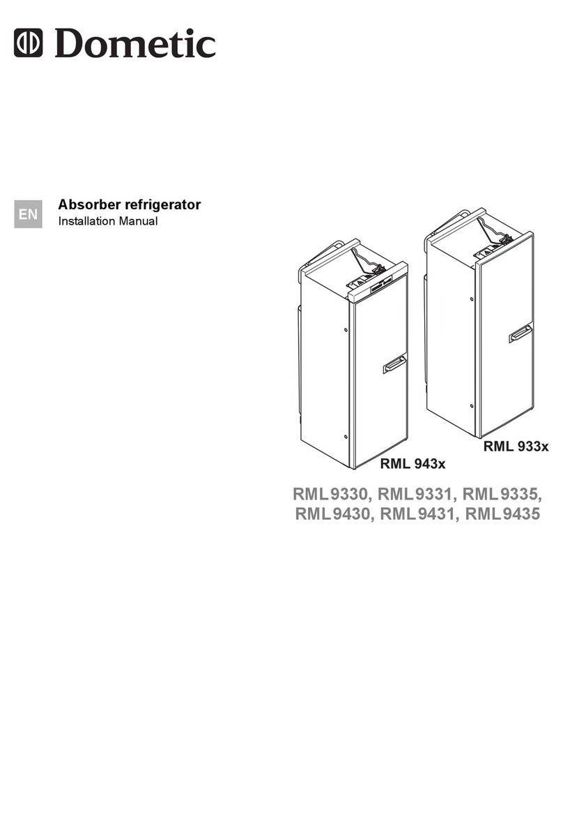 Dometic RML9331 installation manual