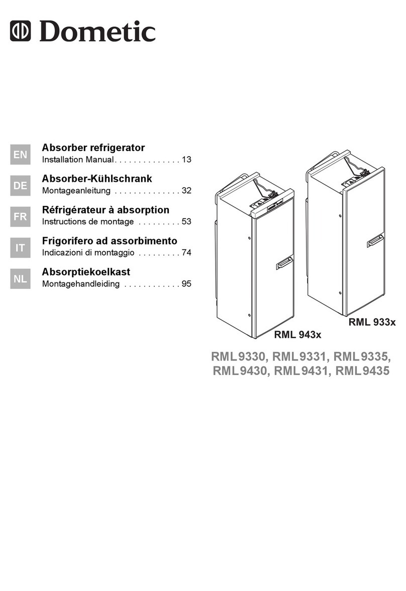 Dometic RML9330 installation manual