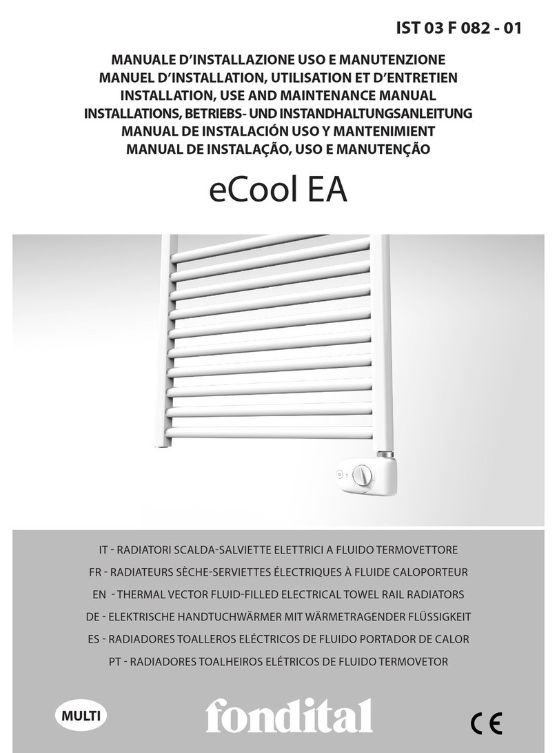 Fondital DIMENSION L Installation, use and maintenance manual