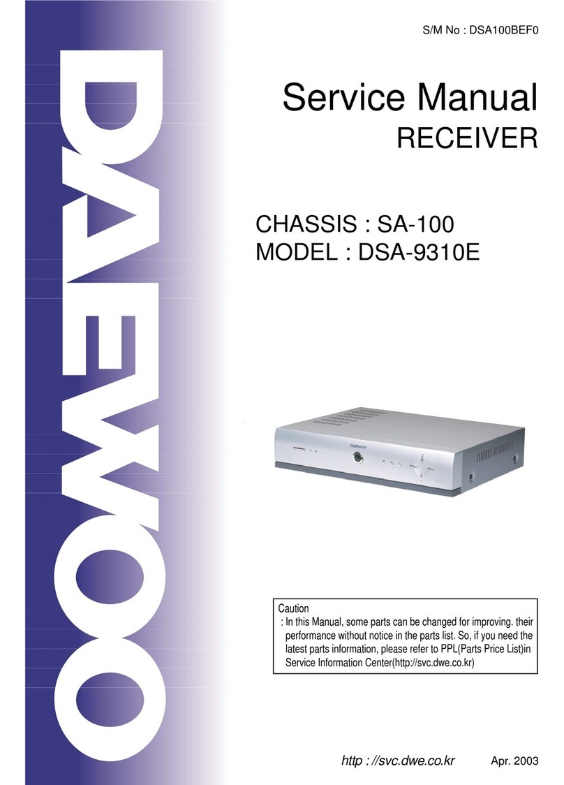 Daewoo DSA-9310E Service manual